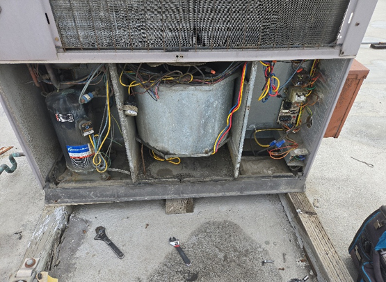 Detailed HVAC condition report for packaged units, furnaces and air conditioners